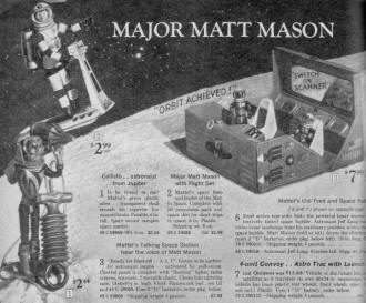 Major Matt Mason in Sears 1969 Christmas Wish Book  - Airplanes and Rockets