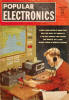 February 1955 Popular Electronics Cover - Airplanes and Rockets
