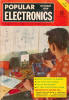 October 1954 Popular Electronics Cover - Airplanes and Rockets
