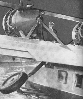 Engines of flying boats and amphibians are mounted high above water to avoid spray - Airplanes and Rockets