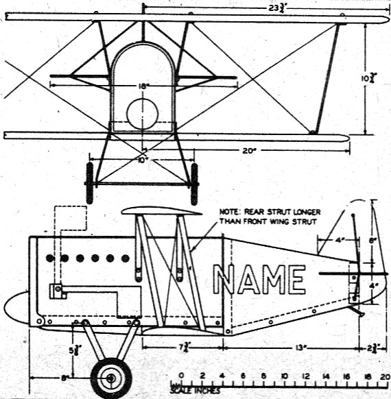 Antique Biplane Mailbox Plans - Airplanes and Rockets