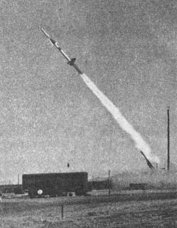 Launching of Army Nike missile - Airplanes and Rockets