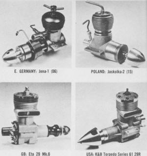 Jena-1 (06), Jasolka-2 (15), Eta 29 Mk.6, K&B Torpedo Series 61 29R, 1963 Annual American Modeler - Airplanes and Rockets