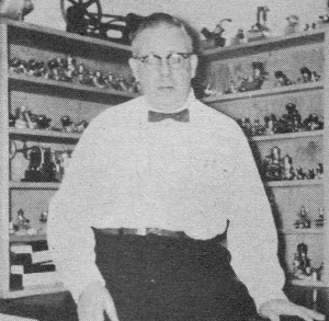 Bruce Underwood, Columbus, Ohio, owns largest collection, over 220 motors, December 1959 American Modeler - Airplanes and Rockets
