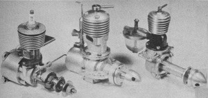 British H-P 24 spark ignition, ball­bearing B.M.P. 21 diesel and Allbon 17 diesel, December 1959 American Modeler - Airplanes and Rockets
