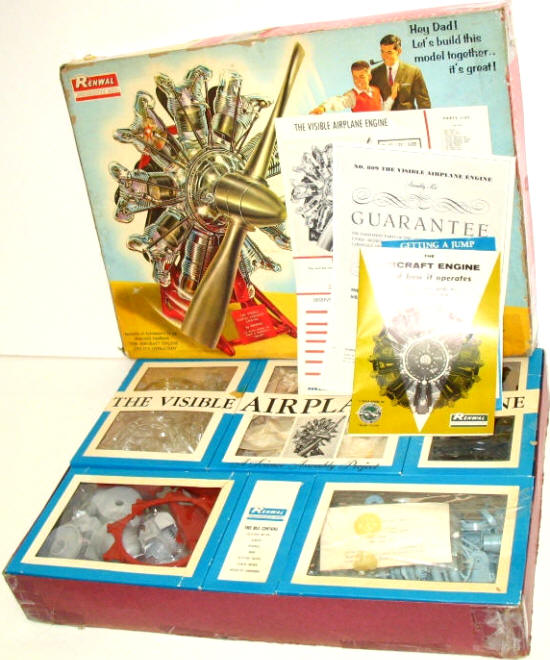 The Visible Airplane Engine Kit Contents - Airplanes and Rockets