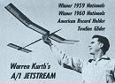 A/1 Jetstream Towline Glider, November 1960 American Modeler Magazine - Airplanes and Rockets