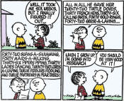 Linus 12 Days of Christmas comic - Airplanes and Rockets