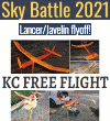 Sky Battle Guillow's Javelin / Lancer Postal Contest, KC Free Flight - Airplanes and Rockets