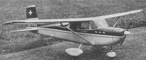 Anderson's Cessna in Swiss markings - Airplanes and Rockets