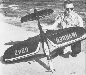 Control-Line Aerodynamics Made Painless, Roger Wildman with his Invader, Jul/Aug 1966 AM