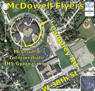 McDowell Flyers at McDowell Intermediate High School Gymnasium - Airplanes and Rockets