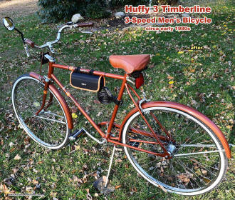Huffy 3 Timberline Men's Bicycle (restored) #3 - Airplanes and Rockets