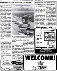 June 12, 1992 (page 30), history of AMA's relocation to Muncie - Airplanes and Rockets