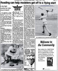 June 12, 1992 (page 37), history of AMA's relocation to Muncie - Airplanes and Rockets