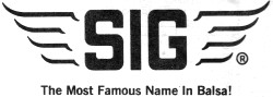 Sig Manufacturing logo - Airplanes and Rockets
