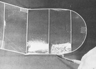 Cut excess film away with hot wire - Airplanes and Rockets