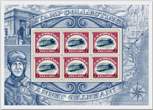 "Inverted Jenny" Air Mail Stamp Re-Issued - Airplanes and Rockets