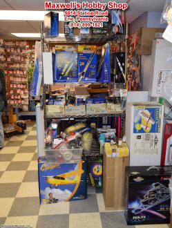 Maxwell's Hobby Shop model rocketry supplies - Airplanes and Rockets