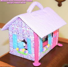 Bunny House left side view (McCalls 8346 Miniature House) - Airplanes and Rockets