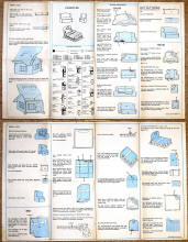 Pattern sheets 1 & 2 front (McCalls 8346 Miniature House) - Airplanes and Rockets