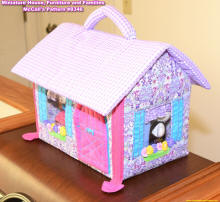 Bunny House right side view (McCalls 8346 Miniature House) - Airplanes and Rockets