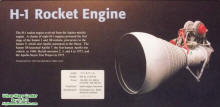 H-1 Rocket Engine Placard - Airplanes and Rockets