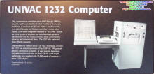 UNIVAC 1232 Computer (placard) - Airplanes and Rockets