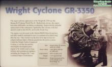 Wright Cyclone GR-3350 Placard - Airplanes and Rockets