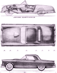 1955 Ford "Thunderbird" Scale Pencil Drawings, December 1954 Air Trails - Airplanes and Rockets