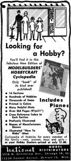 National Model Distributors Advertisement, October 1958 American Modeler Magazine - Airplanes and Rockets