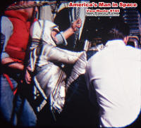 Astronaut Schirra during egress training. - Airplanes and Rockets