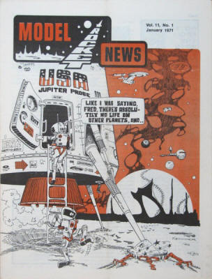 Estes Model Rocket News - vol. 11, no. 1, January 1971 - Airplanes and Rockets