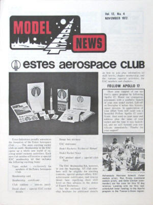 Estes Model Rocket News - vol. 12, no. 4, September 1972 - Airplanes and Rockets