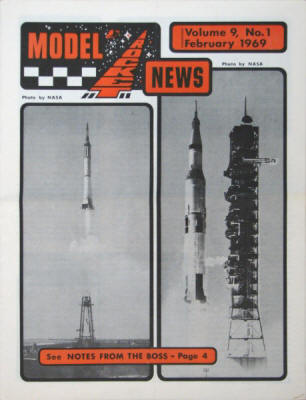 Estes Model Rocket News - vol. 9, no. 1, February 1969 - Airplanes and Rockets