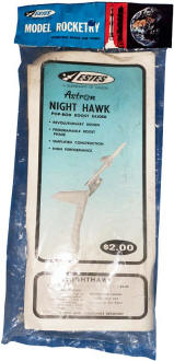 Estes / Astron Nighthawk (Night Hawk) kit - Airplanes and Rockets