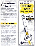 Vintage Estes Honest John Building Instructions - Airplanes and Rockets