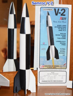 Semroc V-2 Model Rocket Kit - Airplanes and Rockets
