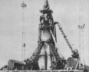 Vostok and its carrier rocket before launc - Airplanes and Rockets