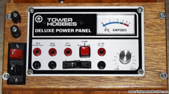 Tower Hobbies Deluxe Power Panel (Mounted) - Airplanes and Rockets