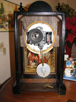 Ansonia Mantel Clock Restored w/Electronic Clockworks - Airplanes and Rockets