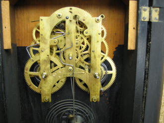 Ansonia Mantel Clock Original Clockworks - Airplanes and Rockets