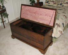 Antique clothes chest restoration project by Kirt Blattenberger - Airplanes and Rockets