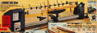 Craftsman 12" Wood Lathe and Copy Crafter, 1985 Sears Catalog - Airplanes and Rockets