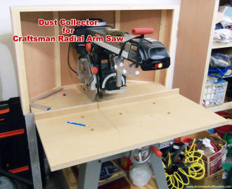 Dust Collector for Craftsman Radial Arm Saw - Airplanes and Rockets