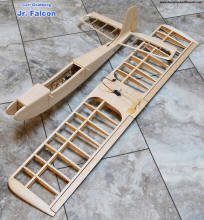 Carl Goldberg Jr. Falcon built and ready for covering - Airplanes and Rockets