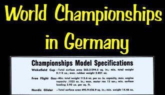 World Championships in Germany, Model Annual 1956 Air Trails - Airplanes and Rockets