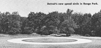 Detroit's new speed circle in Rouge Park - Airplanes and Rockets