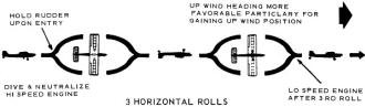 3 Horizontal Rolls - Airplanes and Rockets
