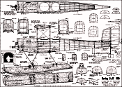 Boeing B&W 1916 Biplane March 1965 Model Airplane News - Airplanes and Rockets